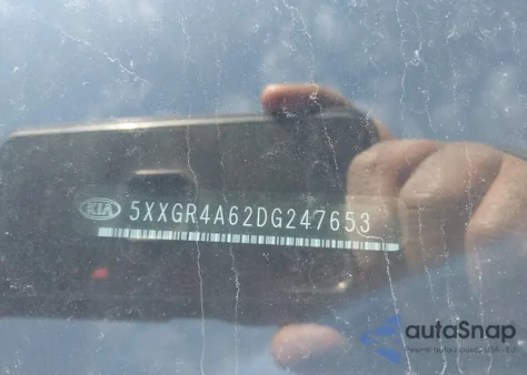 2013 Kia Optima Sx из США, поврежденный, VIN 5XXGR4A62DG247653